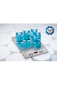 2mag - MIX 12 XL Multiple point stirrer 12x 600 mL beaker glasses (tall form)...